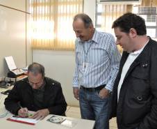 O diretor-geral do Detran, Marcos Traad, visitou nesta semana oito Ciretrans da região Sudoeste do Estado.  