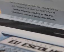 O Departamento de Trânsito do Paraná (Detran) inicia nesta quarta-feira (16) a campanha "Futuro: Eu escolho", que divulga a doação da taxa de personalização das placas veiculares ao Fundo Estadual de Assistência Social (Feas).