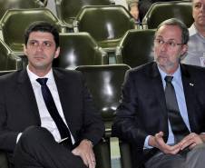 O diretor-geral do Departamento de Trânsito do Paraná, Marcos Traad, recebeu na tarde de quarta-feira (21), em Curitiba, o diretor do Detran da Paraíba, Rodrigo Augusto de Carvalho Costa.  