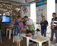 O Departamento de Trânsito do Estado do Paraná (Detran) participou dos três dias de evento (8, 9 e 10) do Mutirão da Cidadania - Paraná em Ação, em Foz do Iguaçu. 