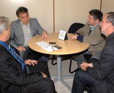Aconteceu nesta terça-feira (25) uma reunião de trabalho com representantes do Sindicato dos Despachantes do Paraná (Sindepar) e do Departamento de Trânsito do Estado (Detran).