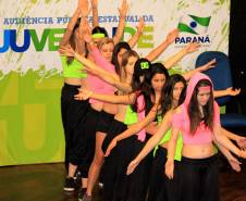 A Assessoria Especial de Juventude (AEJ), do Governo do Paraná, coordenada pelo assessor especial de juventude, Edson Lau Filho, reuniu mais de 200 jovens durante Audiência Pública Estadual, realizada em Tunas do Paraná.Tunas do Paraná, 29/06/2013.Foto: Divulgação AEJ