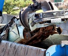 Detran inicia processo para destruição de veículos no interior do EstadoFoto: Juliano Pedrozo/Detran PR