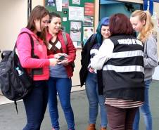 O Departamento de Trânsito do Paraná (Detran) participou da semana acadêmica sobre promoção humana, realizada entre os dias 18 e 22, na Universidade Tuiuti do Paraná (UTP). 