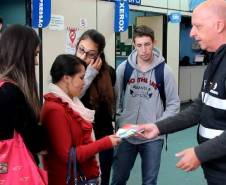 O Departamento de Trânsito do Paraná (Detran) participou da semana acadêmica sobre promoção humana, realizada entre os dias 18 e 22, na Universidade Tuiuti do Paraná (UTP). 