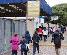 Um projeto do Departamento de Trânsito do Paraná (Detran), em parceria com o Batalhão da Polícia de Trânsito (BPTran), apresenta o trabalho dos órgãos a alunos do ensino fundamental e médio de Curitiba e Região Metropolitana
