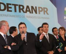 Governador autoriza obras de sinalização viária em 104 municípios paranaenses. Foto: Orlando Kissner