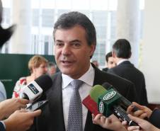 Governador autoriza obras de sinalização viária em 104 municípios paranaenses. Foto: Orlando Kissner