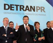 Governador autoriza obras de sinalização viária em 104 municípios paranaenses. Foto: Orlando Kissner