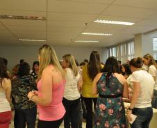 Nesta sexta-feira (18), os servidores do Detran tiveram um encontro de confraternização na sede do Tarumã, em Curitiba. Na ocasião, o reverendo Carlos Alberto Rodrigues Alves trouxe uma mensagem de renovação, bom humor, trabalho e bons relacionamentos.
