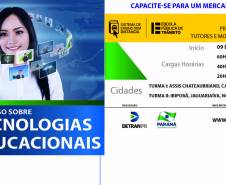 Detran abre vagas para formação de docentes, monitores e tutores no Sistema de Educação a Distância
