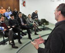 Diretores do Departamento de Trânsito de São Paulo visitaram nesta sexta-feira (6) a sede do Detran do Paraná, em Curitiba, para conhecer projetos, atividades e sistemas operacionais. 