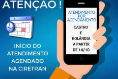 Agendamento Castro e Rolandia