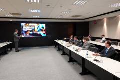 Diretoria do Detran é convidada a conhecer o projeto Muralha Digital da Prefeitura de Curitiba