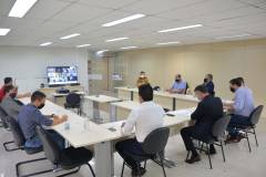 Diretoria e coordenadores do Detran se reúnem para discutir projetos e impactos da pandemia
