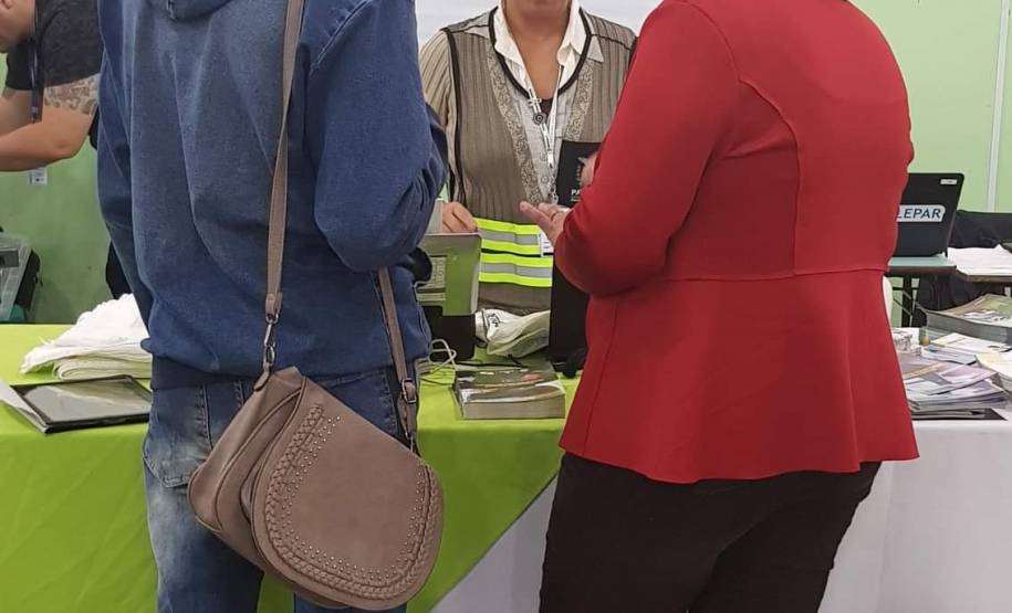 Ação do Detran-PR no evento Paraná Cidadão em Mandirituba