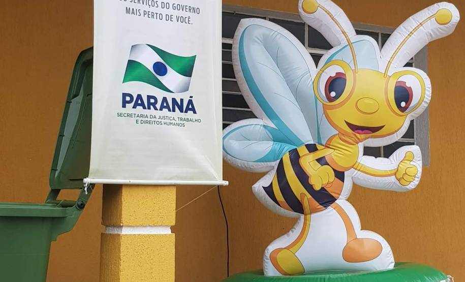 Ação do Detran-PR no evento Paraná Cidadão em Mandirituba