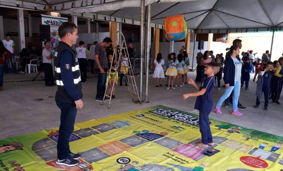 Ação do Detran-PR no evento Paraná Cidadão em Mandirituba