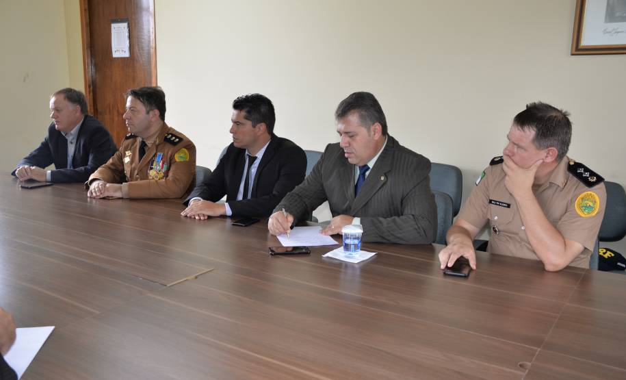 Diretores do Detran-PR se reúnem com representantes de órgãos fiscalizadores de trânsito da PMPR e PRF