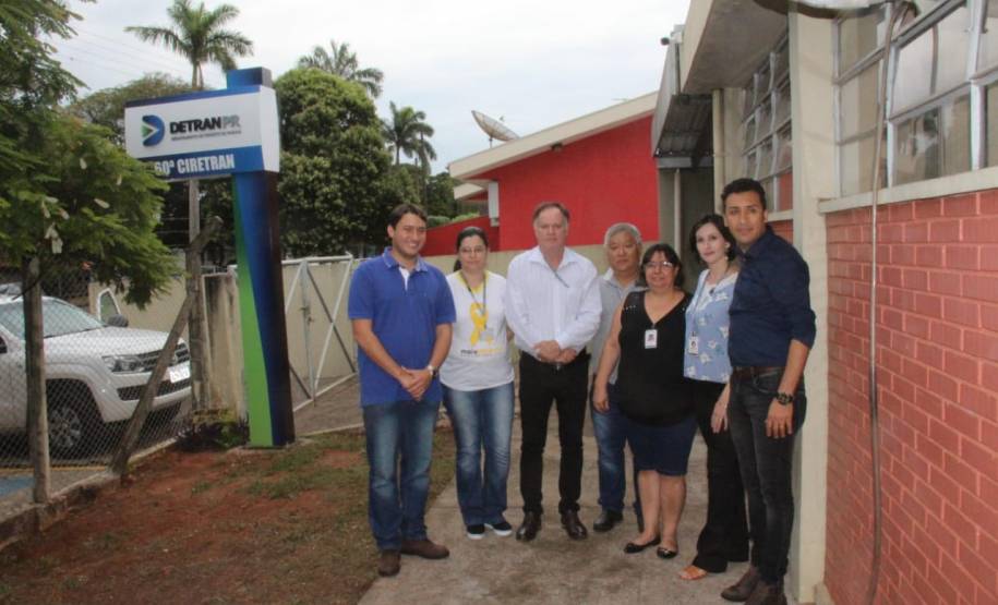 Diretor-geral do Detran visita Colorado e Bandeirantes
