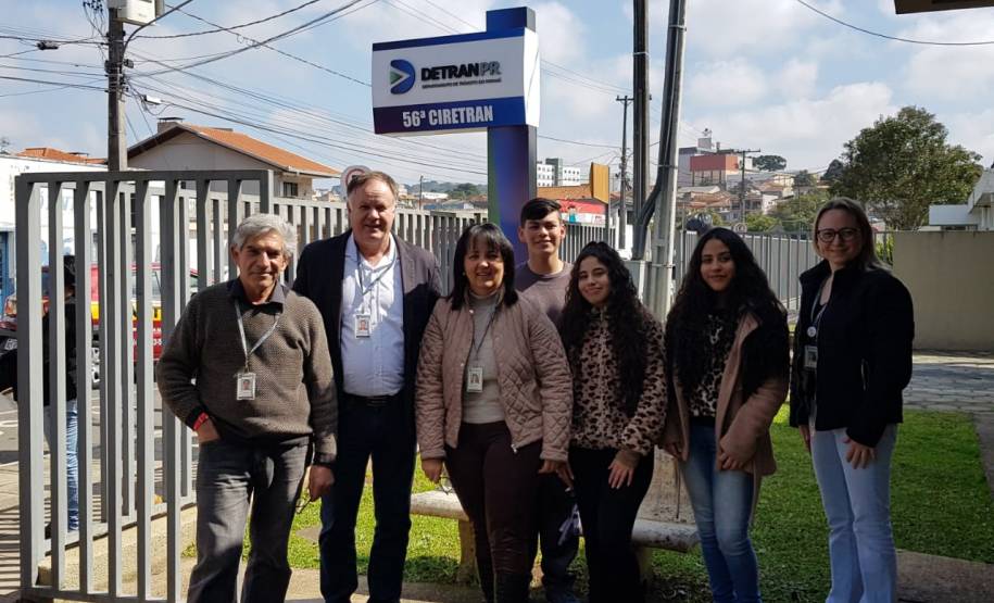 Diretor-geral Cesar Kogut visita 56ª Ciretran de Castro