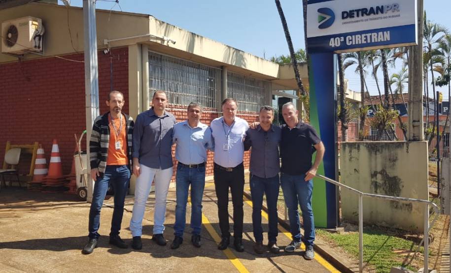 23/08/2019 -  Diretor-geral Cesar Kogut visita a 40º Ciretran de Cambará.