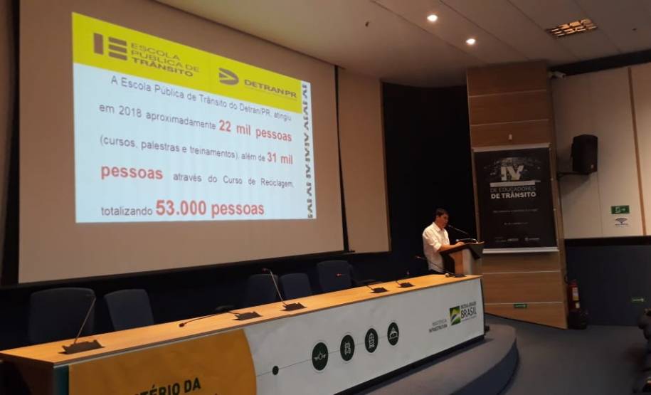 Detran-PR é destaque no IV Encontro Nacional de Educadores do Sistema Nacional de Trânsito