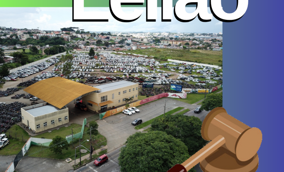 Detran leiloa em Guarapuava mais de 1.687 veículos para sucata