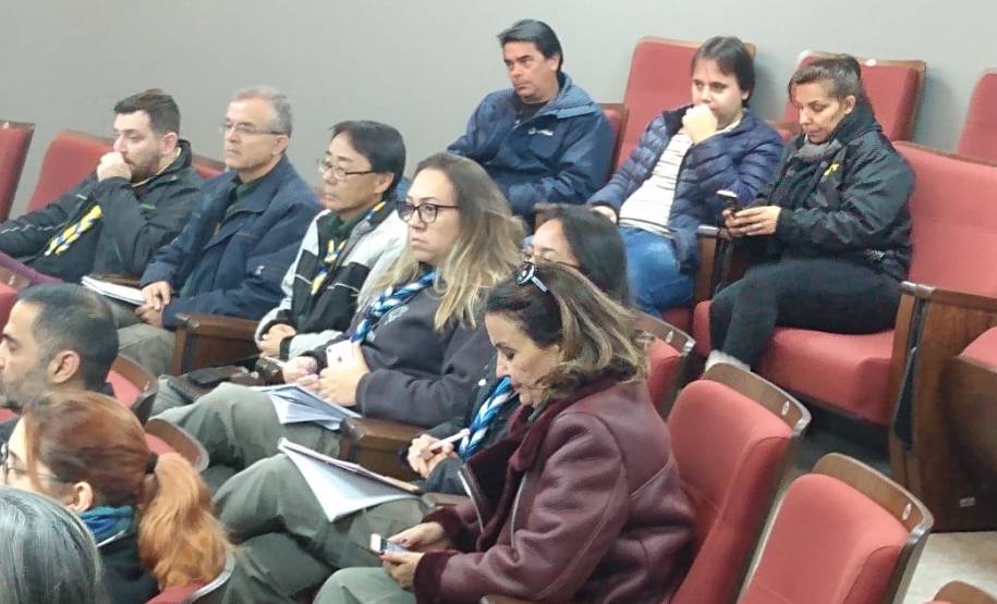 03/08/2019 - Reunião com Escoteiros, parceiros da Semana Nacional do Trânsito.