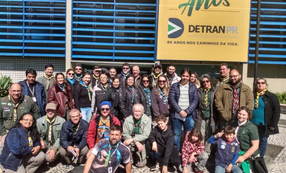 03/08/2019 - Reunião com Escoteiros, parceiros da Semana Nacional do Trânsito.