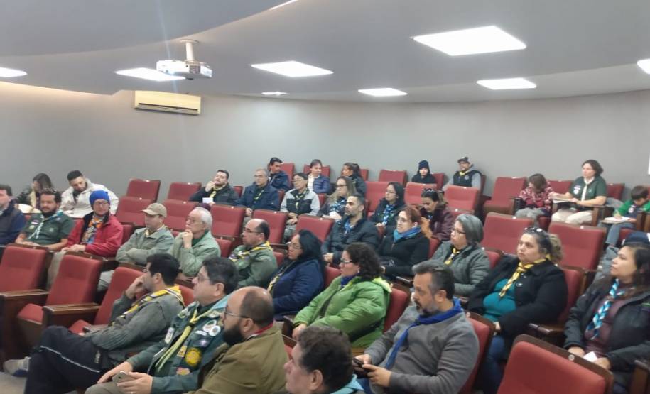 03/08/2019 - Reunião com Escoteiros, parceiros da Semana Nacional do Trânsito.