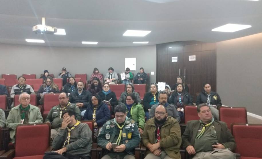 03/08/2019 - Reunião com Escoteiros, parceiros da Semana Nacional do Trânsito.