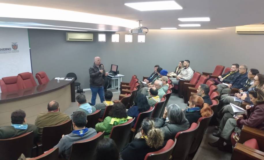 03/08/2019 - Reunião com Escoteiros, parceiros da Semana Nacional do Trânsito.