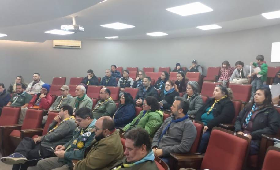 03/08/2019 - Reunião com Escoteiros, parceiros da Semana Nacional do Trânsito.