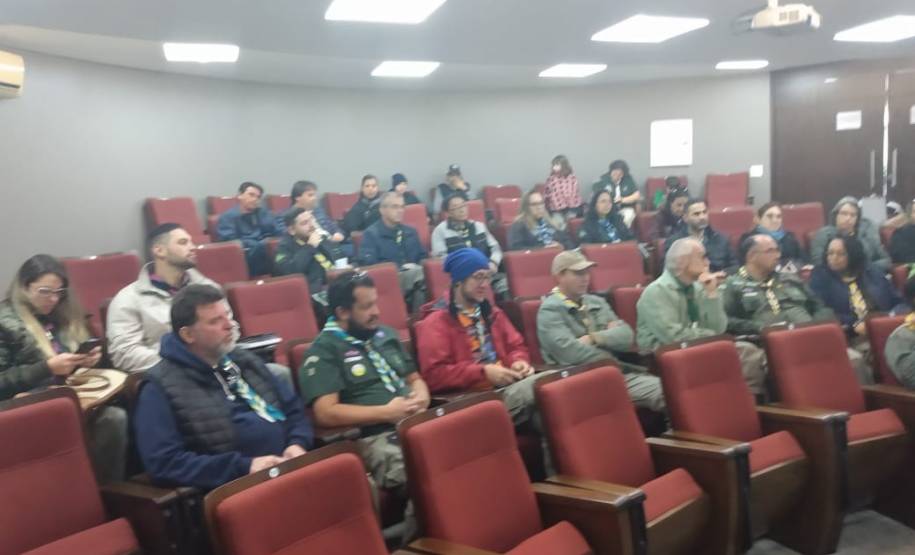 03/08/2019 - Reunião com Escoteiros, parceiros da Semana Nacional do Trânsito.