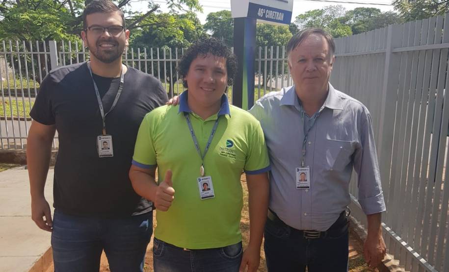 05/09/2019 - Visita do diretor-geral, Cesar Kogut na 46º Ciretran de Cidade Gaúcha