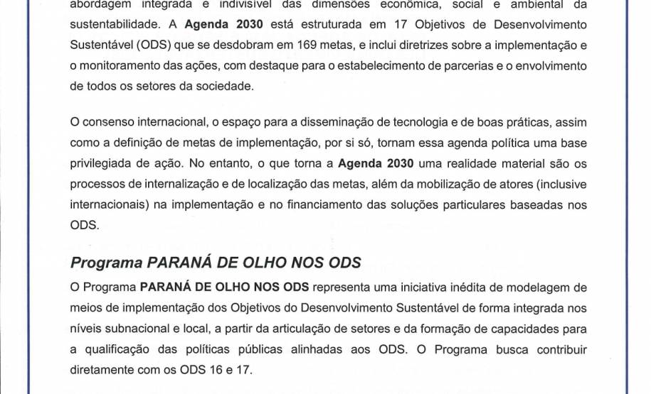 Detran assina Termo de Compromisso em prol da Agenda 2030 e seus Objetivos de Desenvolvimento Sustentável (ODS)