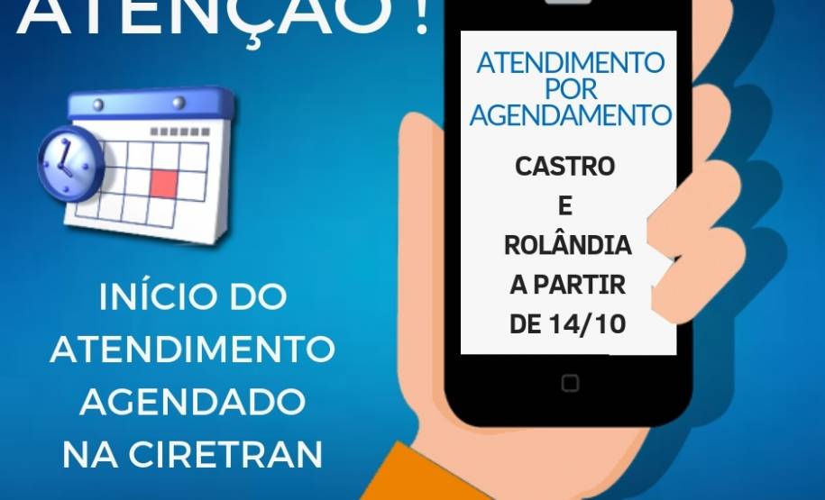 Agendamento Castro e Rolandia