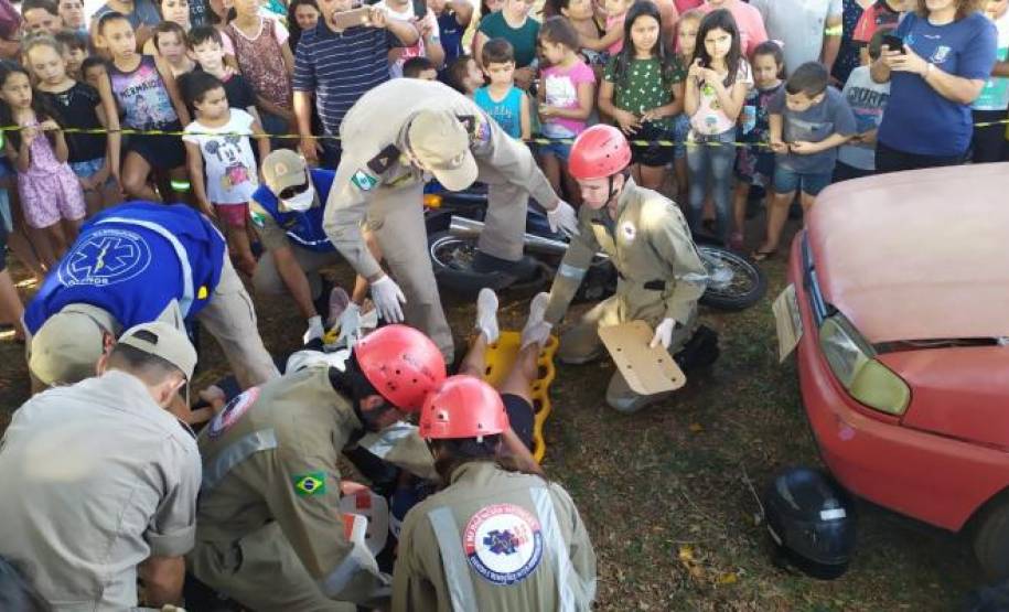 Conjunto Flamingos recebe projeto Trânsito Seguro, em Arapongas