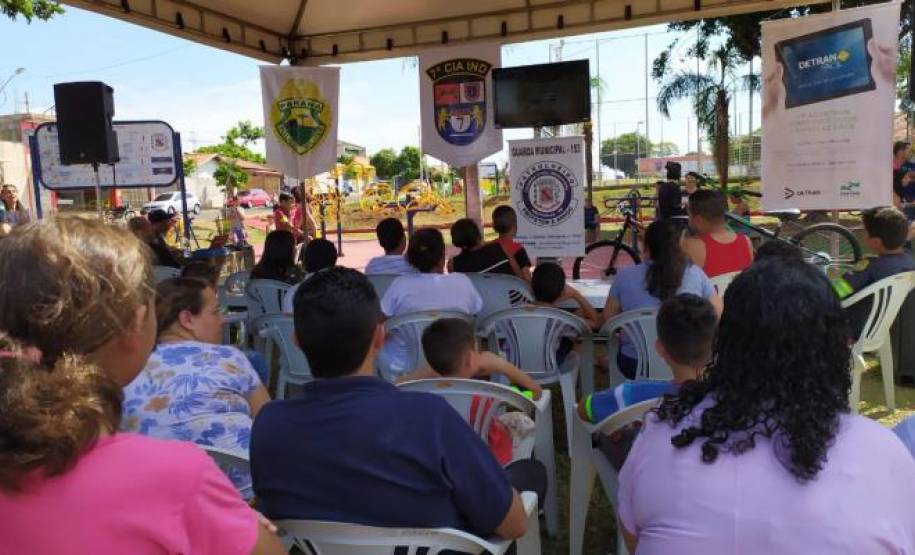 Conjunto Flamingos recebe projeto Trânsito Seguro, em Arapongas