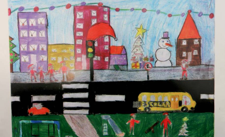 Piana recebe vencedor do concurso de desenho sobre trânsito