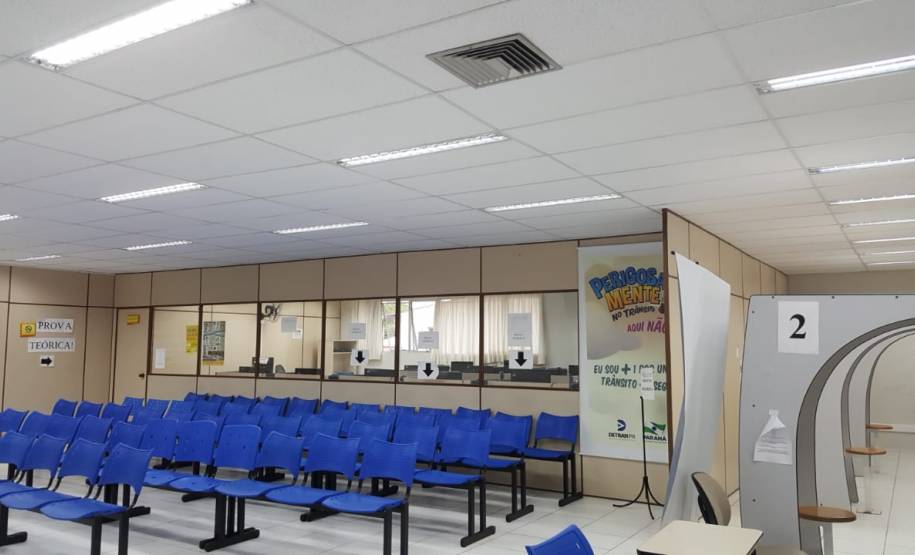 Detran realiza melhoras na sede de Curitiba