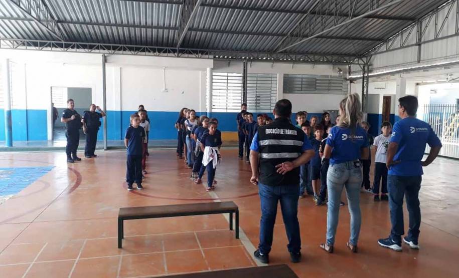 Projeto do Detran em parceria com Defesa Social e Educação leva educação de trânsito nas escolas