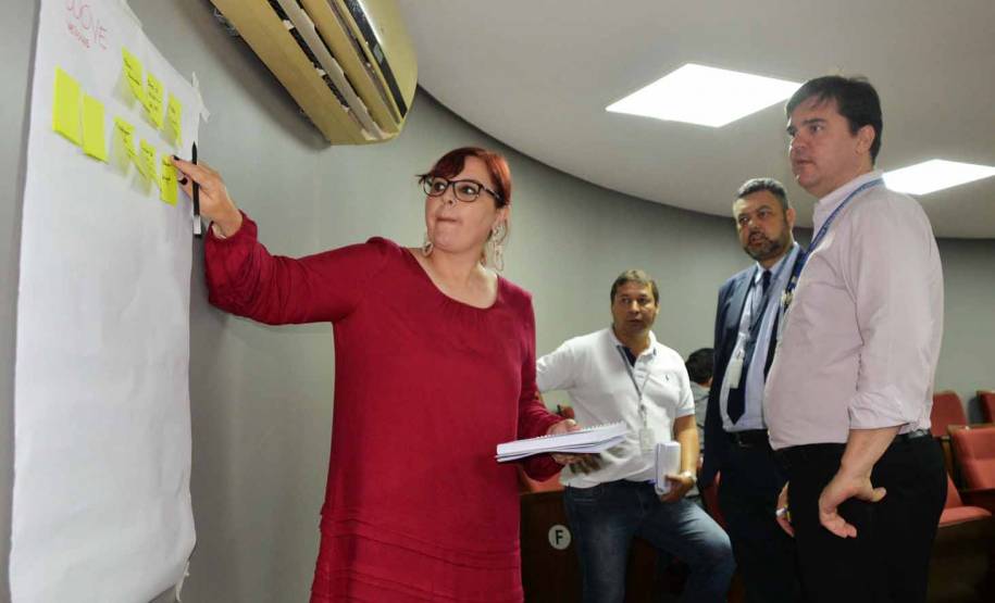 Diretorias de tecnologia e operacional do Detran promovem dinâmica de planejamento com suas coordenadorias