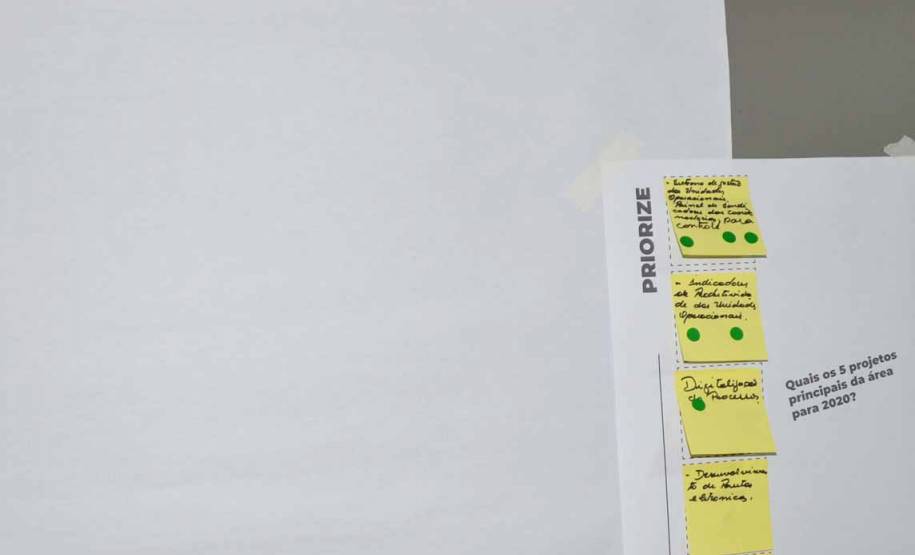 Diretorias de tecnologia e operacional do Detran promovem dinâmica de planejamento com suas coordenadorias