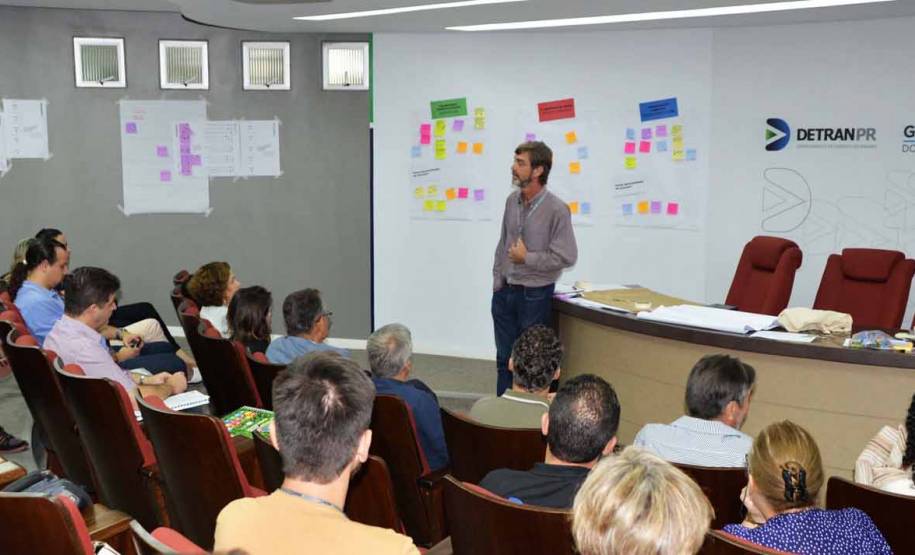 Diretorias de tecnologia e operacional do Detran promovem dinâmica de planejamento com suas coordenadorias