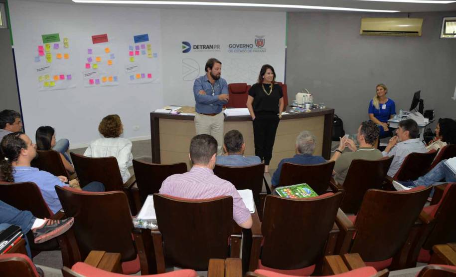 Diretorias de tecnologia e operacional do Detran promovem dinâmica de planejamento com suas coordenadorias