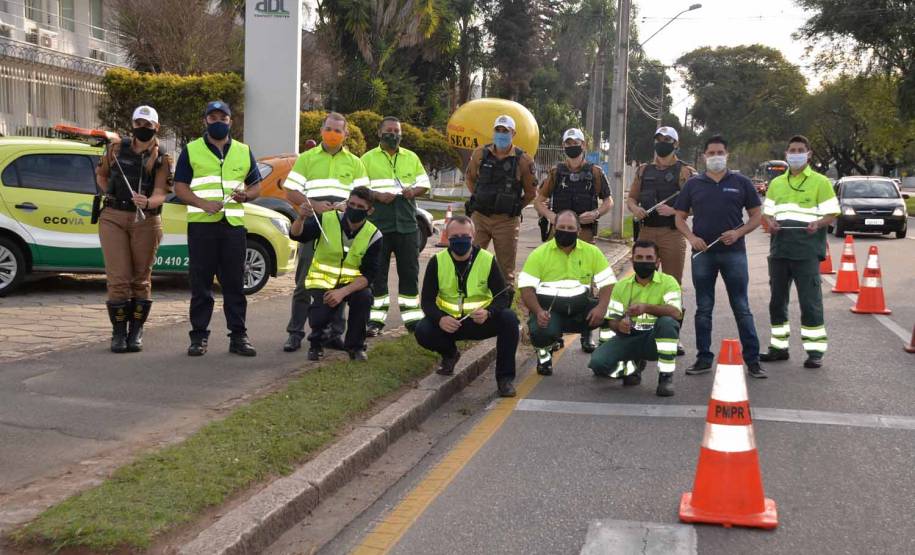 BRTran faz blitz educativa no Dia do Motociclista