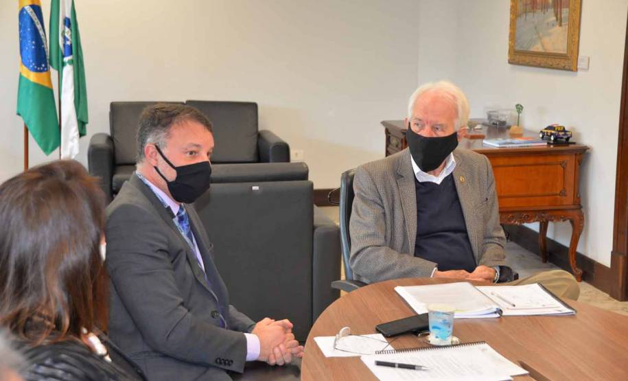 Diretoria do Detran se reúne com representantes do Sindicato dos Despachantes e vice-governador Darci Piana