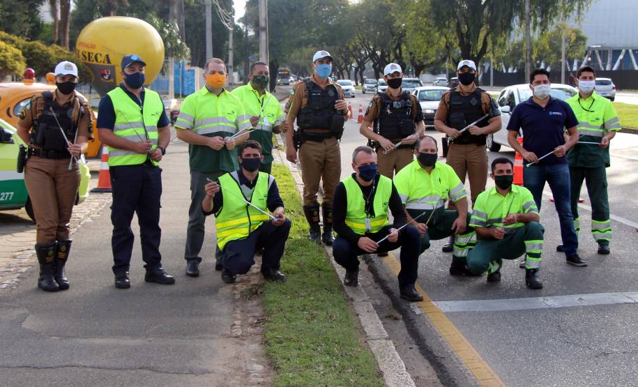 BRTran faz blitz educativa no Dia do Motociclista